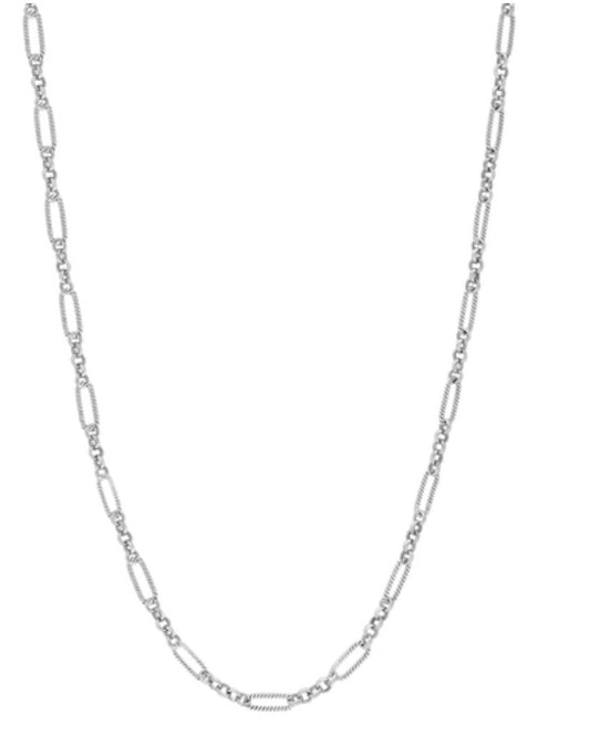 Mini Circuit Link Chain - Sterling Silver