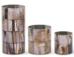Burgundy Mirrored Votive