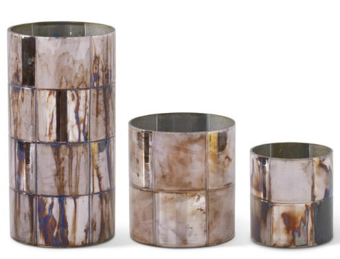 Burgundy Mirrored Votive