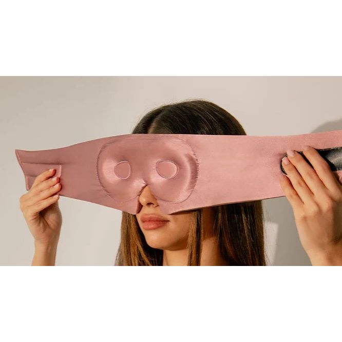 Damask Rose Eyelash Protecting  Sleep Mask