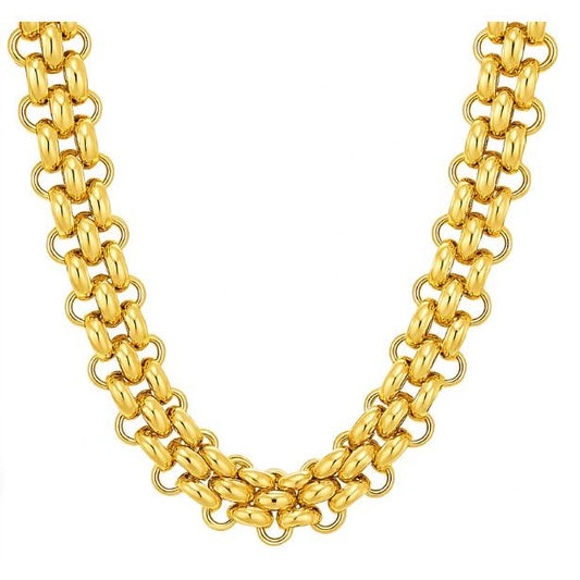 Rosalinda Chunky Chain Toggle Necklace