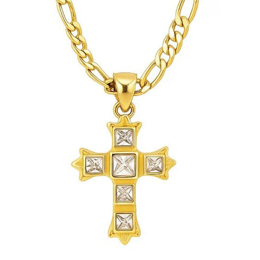 Maren Figaro Chain Cross Necklace