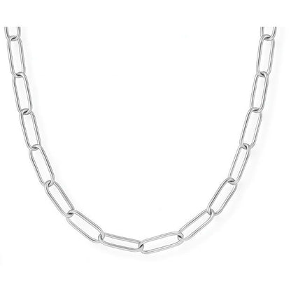 Silver Jayden Paperclip Chain Necklace