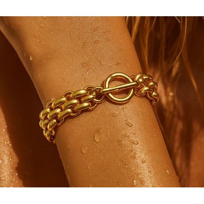 Rosalinda Chunky Chain Toggle Bracelet 