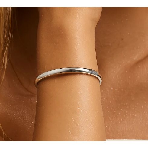 Silver Arielle Bangle Bracelet