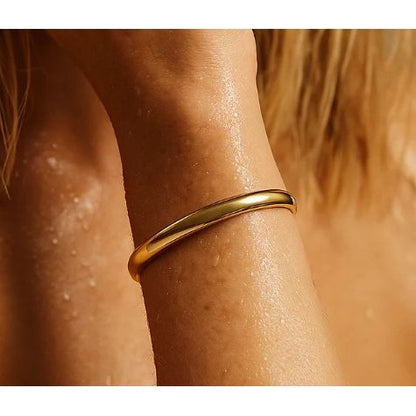 Gold Arielle Bangle Bracelet