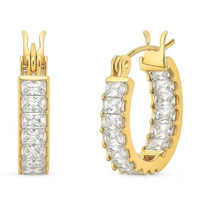 Lyndsay Huggie Hoop Earring