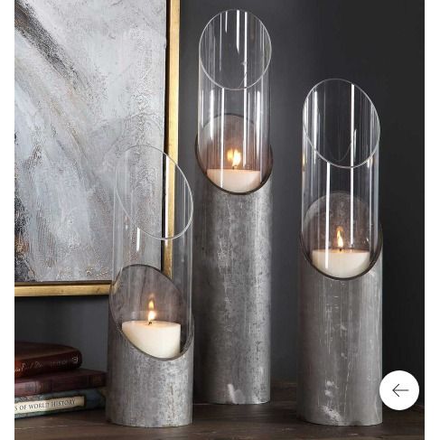 Karter Candleholders, S/3