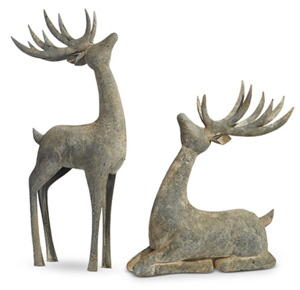 24" GALVANIZED DEER
