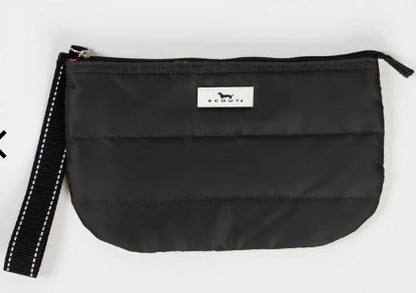 Black Puffer Roamy Wristlet