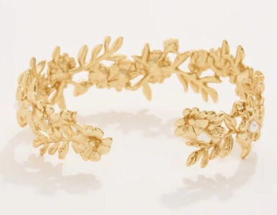 Posy Party Cuff Crystal