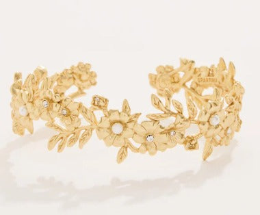 Posy Party Cuff Crystal