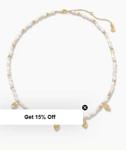 Primrose Sparkly Pearl Necklace