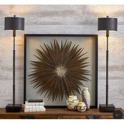 FEATHER BURST SHADOW BOX