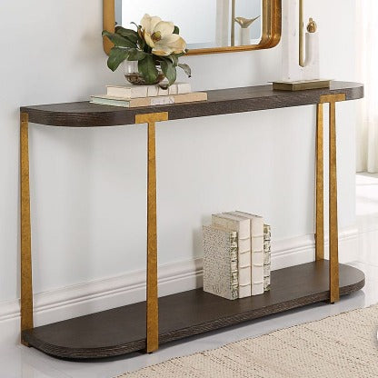 Palisade Console Table, Walnut