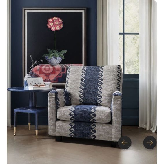 Kickback Lounge Chair - Blanket Blue