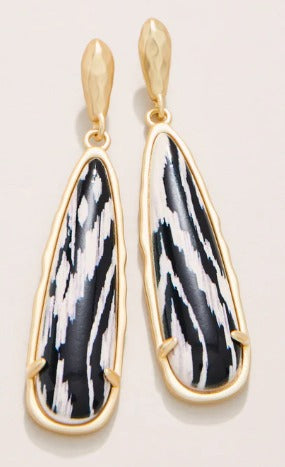 Satulah Drip Earrings Black