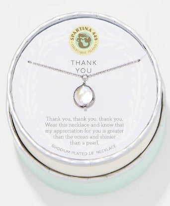 Sea La Vie Necklace Thank You/Coin