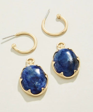 Coralie Earrings Blue