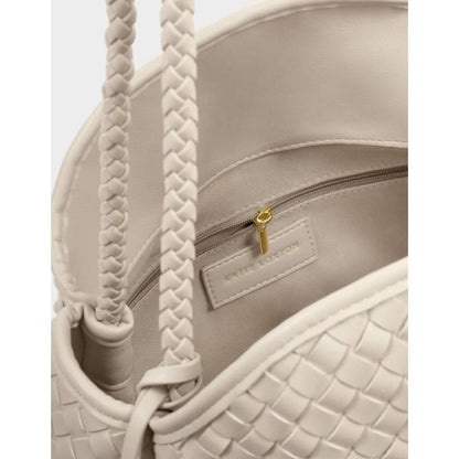 Oyster Nova Hand Woven Large Shoulder Bag