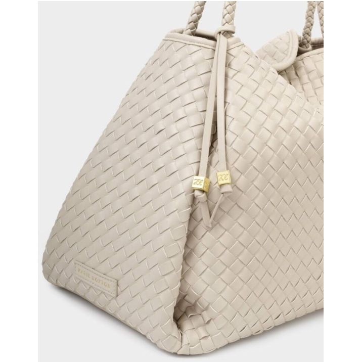 Oyster Nova Hand Woven Large Shoulder Bag