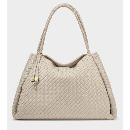 Oyster Nova Hand Woven Large Shoulder Bag