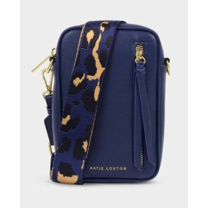 Midnight Blue Hallie Small Crossbody Bag