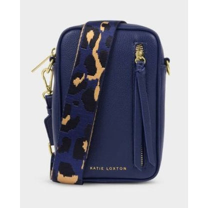 Midnight Blue Hallie Small Crossbody Bag