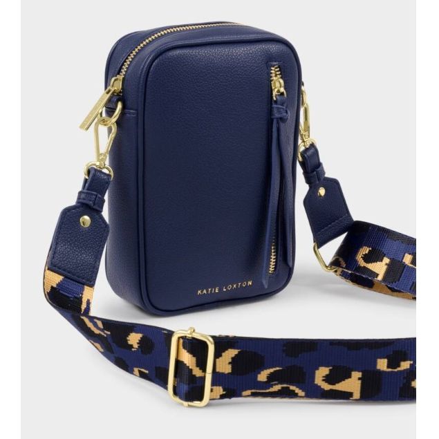 Midnight Blue Hallie Small Crossbody Bag