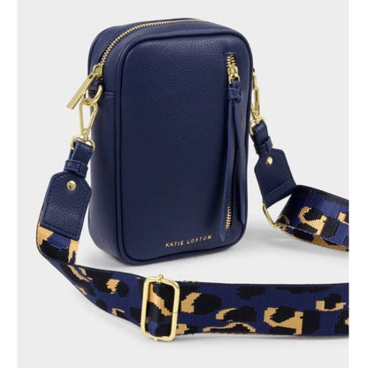 Midnight Blue Hallie Small Crossbody Bag