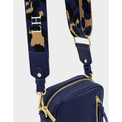 Midnight Blue Hallie Small Crossbody Bag