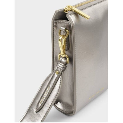Pewter Avery Slim Crossbody Bag