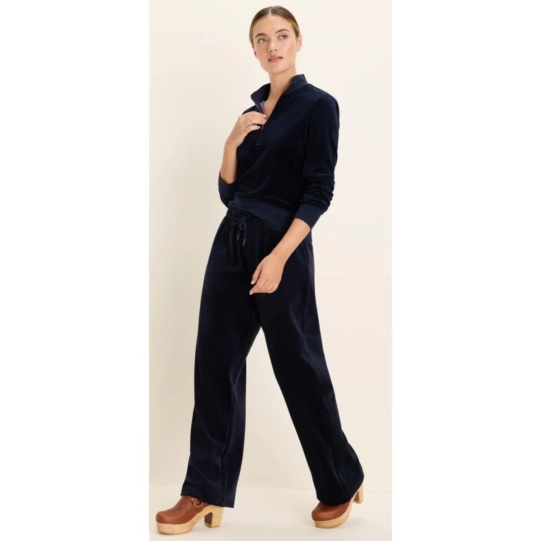 Dark Indigo Charli Velour Pant