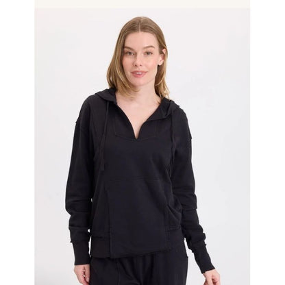Black Rosalyn Hoodie