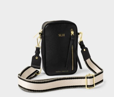 HALLIE SMALL CROSSBODY BAG Black