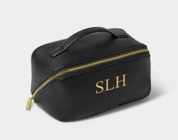 Black Medium Makeup And Toiletry Bag