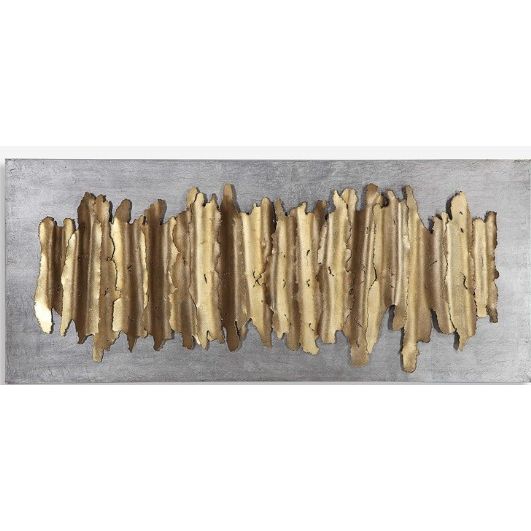 LEV METAL WALL DECOR, SILVER