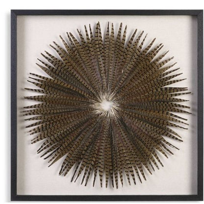 FEATHER BURST SHADOW BOX