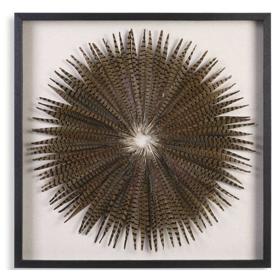 FEATHER BURST SHADOW BOX