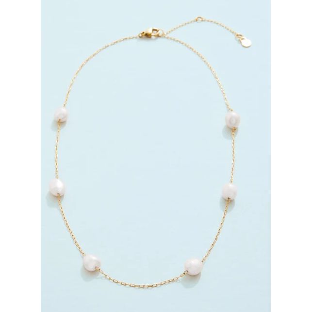 Buckingham Necklace Pearl