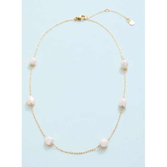Buckingham Necklace Pearl