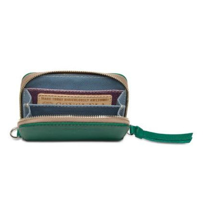 Teal Zippy Wallet