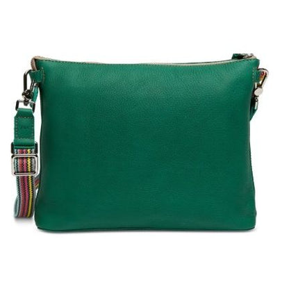 Teal Downtown Crossbody