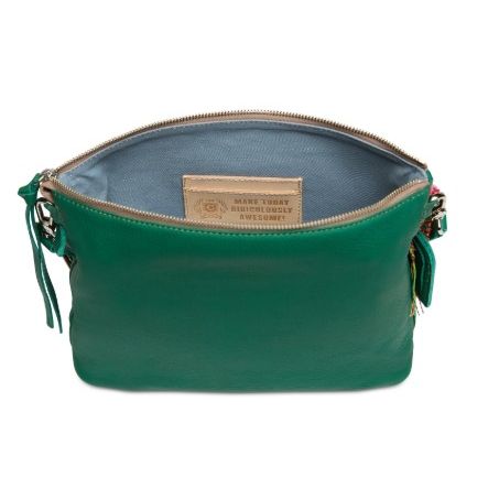 Teal Downtown Crossbody