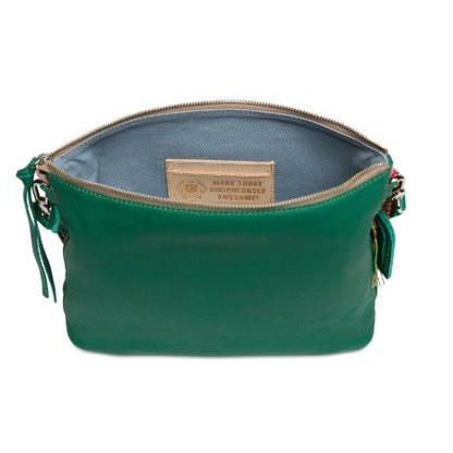 Teal Downtown Crossbody