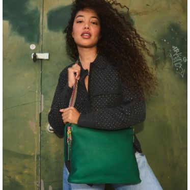 Teal Downtown Crossbody