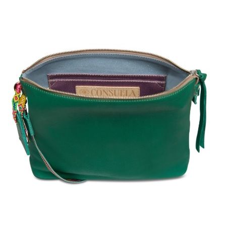 Teal Downtown Crossbody