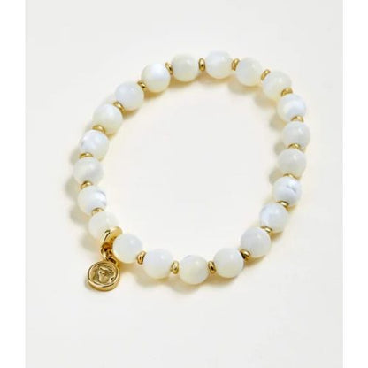 Bryant Stretch Bracelet 8mm Mother-of-Pearl