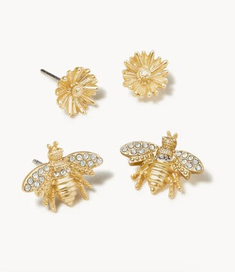 Daisy Picnic Stud Earrings Set