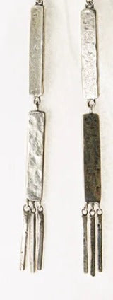 Linea Dangle Earrings Sterling Silver